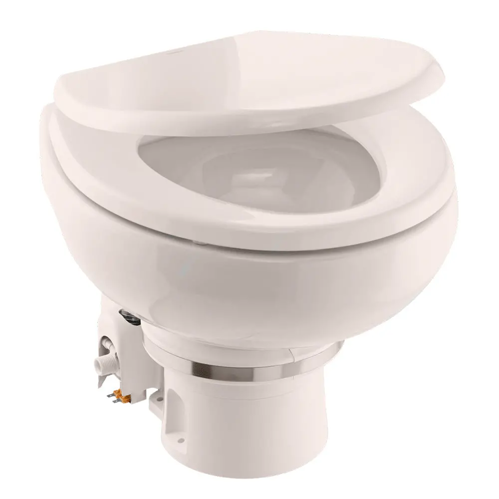 Dometic Masterflush Mf 7120 - Bone - Electric Macerating Toilet W/Orbit Base  Slow Close Seat - Freshwater - 12V [9610007272] 1