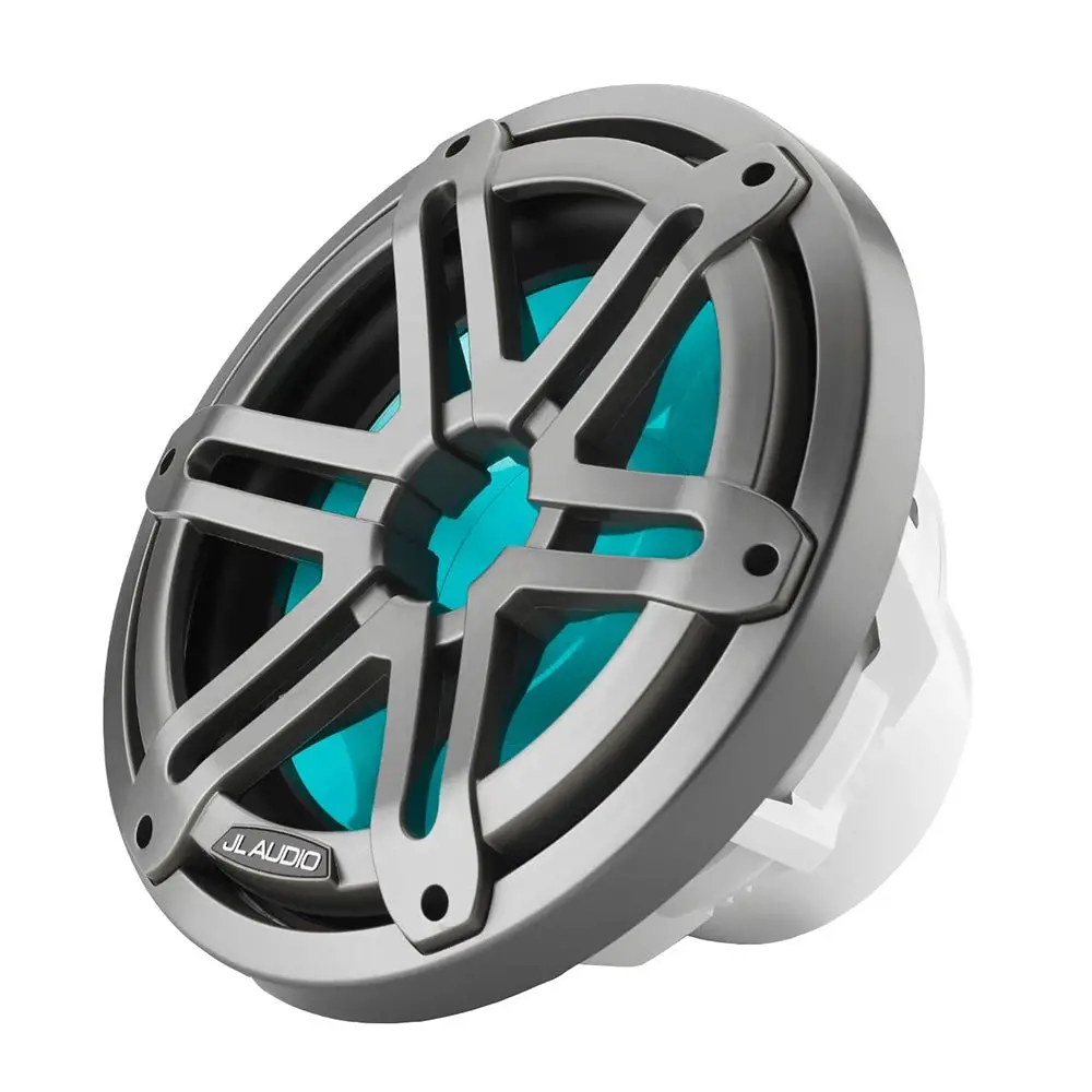 Jl Audio M3 10" Marine Subwoofer W/Grey Metallic Sport Grille  Rgb Led Lighting - M3-10Ib-S-Gm-I-4 [010-03264-00] 1