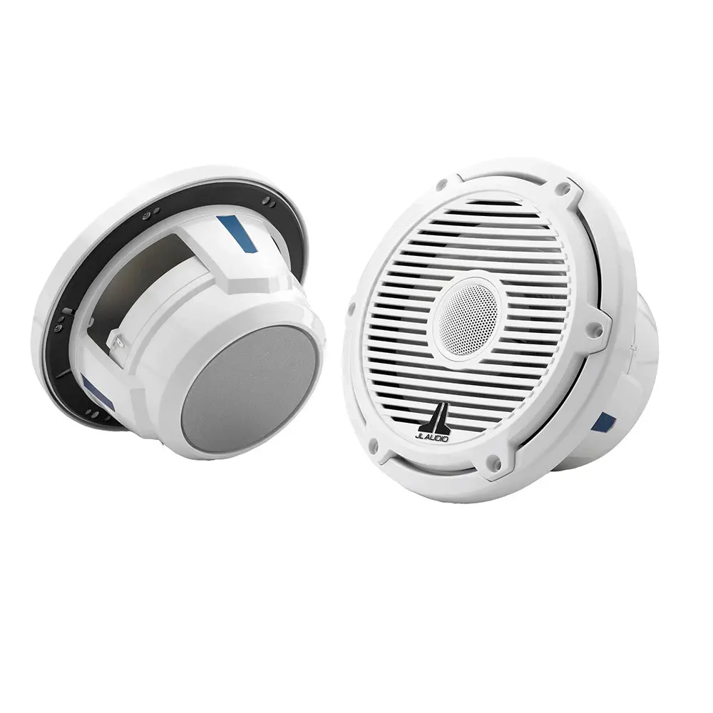 Jl Audio M6 Series 7.7" Marine Coaxial Speakers W/Gloss White Classic Grille - M6-770X-C-3Gw [010-03498-00] 1