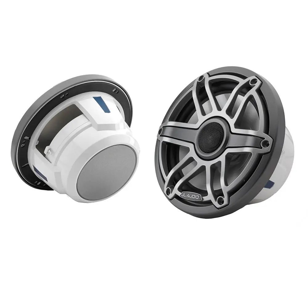 Jl Audio M6 Series 7.7" Marine Coaxial Speakers W/Titanium Sport Grille - M6-770X-S-Gmti [010-03075-00] 1