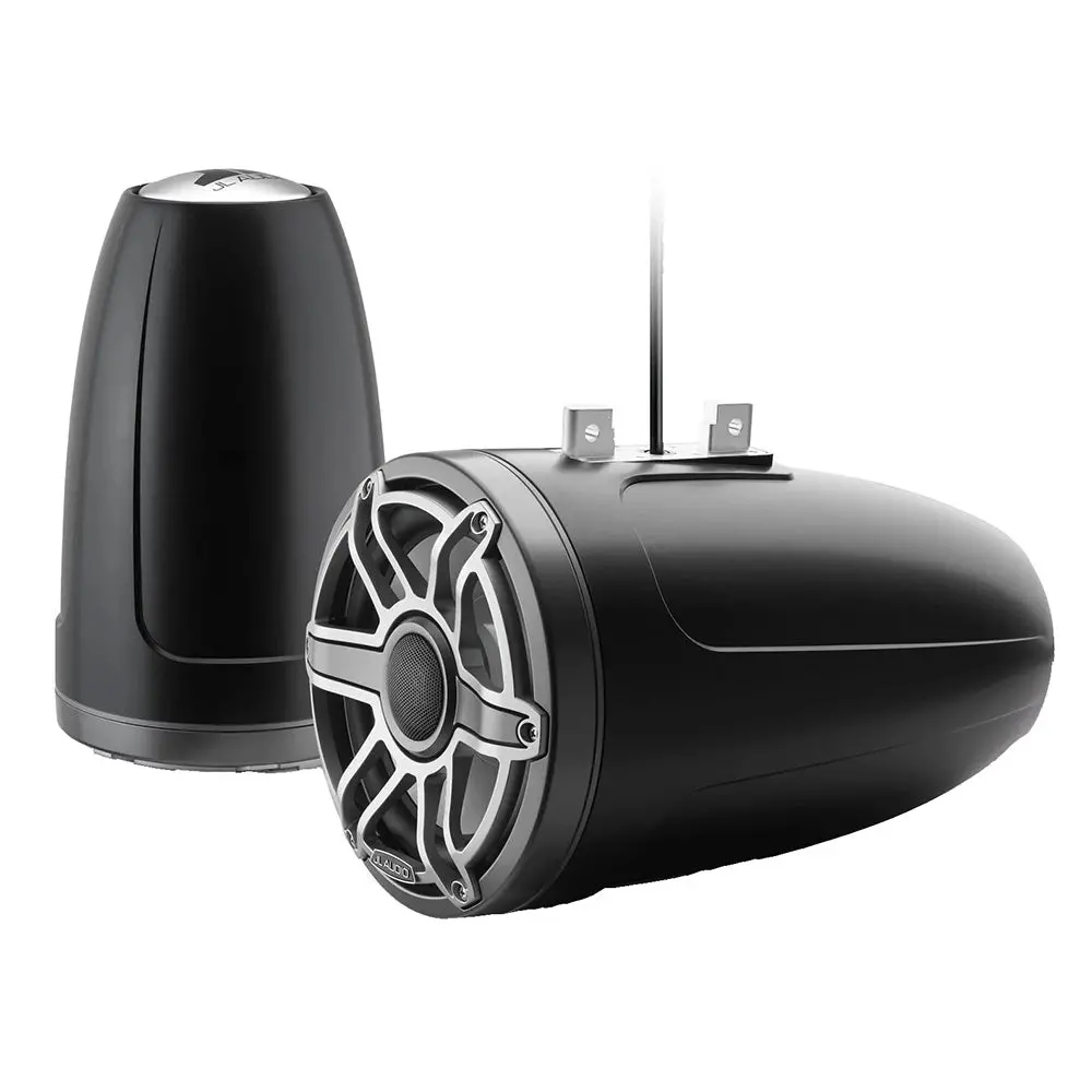Jl Audio M6 Series 8.8" Enclosed Tower Coaxial System W/Titanium Sport Grille - M6-880Etxv3-Sb-S-Gmti [010-03284-00] 1