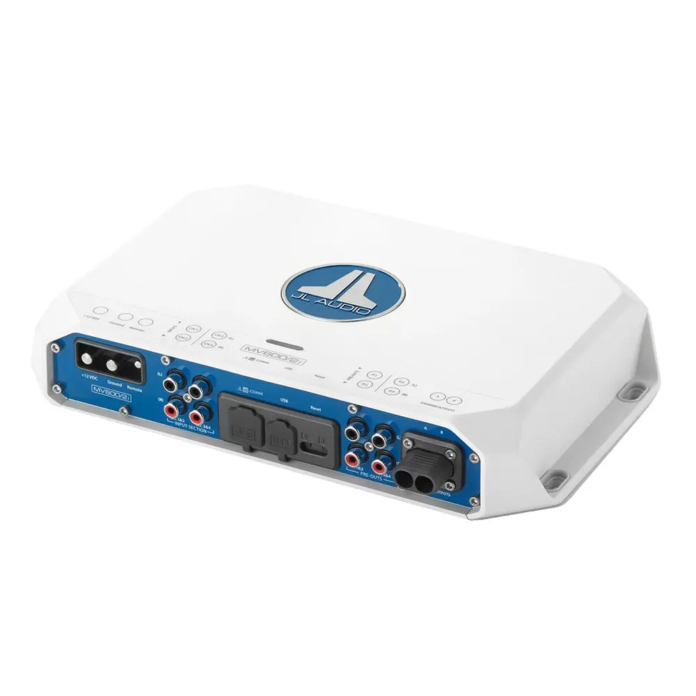 Jl Audio Mvi Series 600W 2 Channel Full-Range Amplifier W/Integrated Dsp - Mv600/2I [010-03336-00] 1