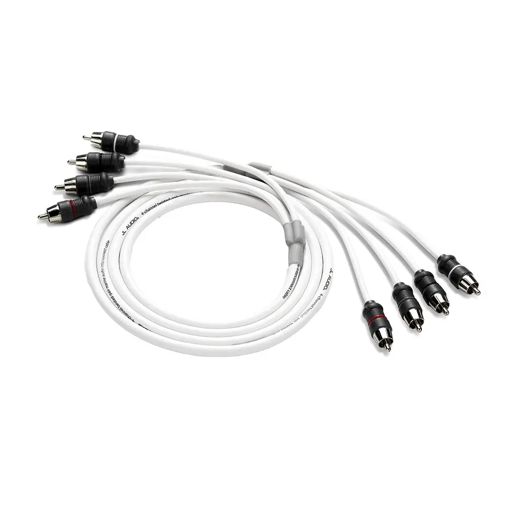 Jl Audio 4 Channel 6' Marine Audio Rca Cable - Xmd-Whtaic4-6 [010-13473-00] 1