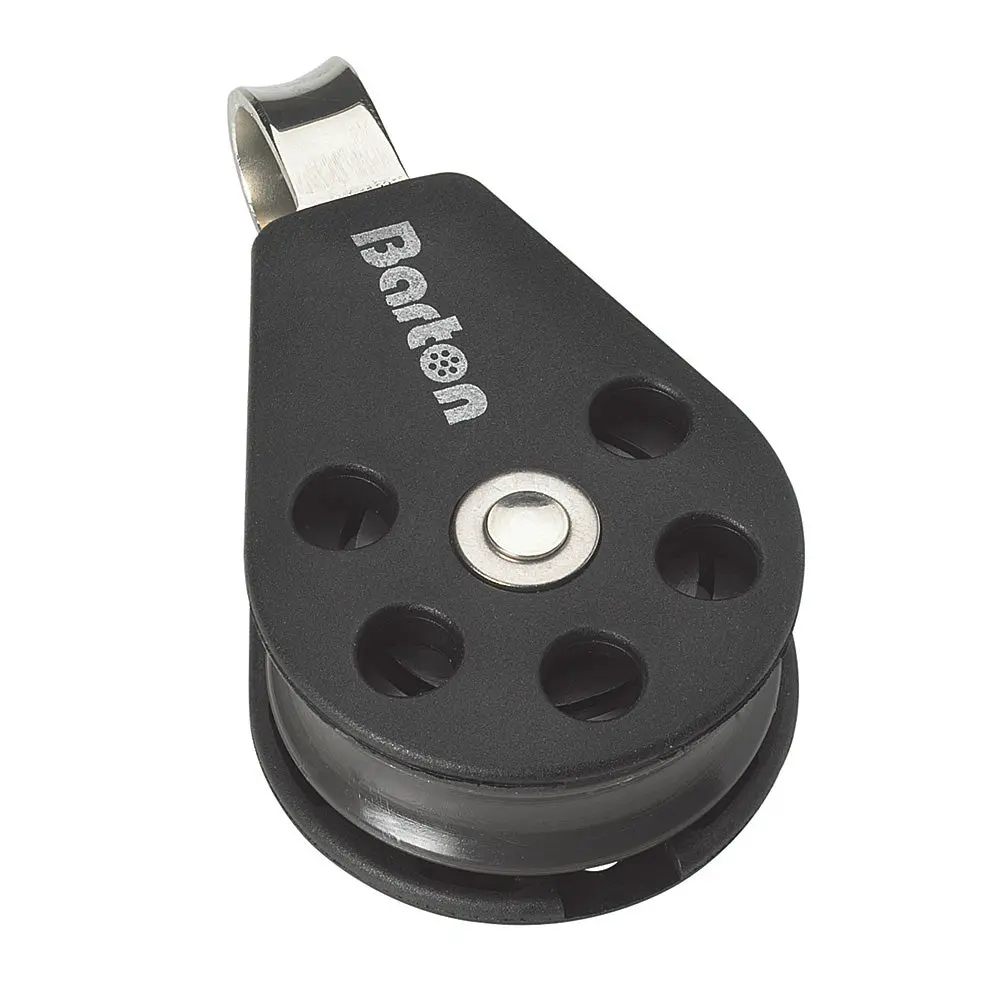 Barton Marine Size 3 45Mm Plain Bearing Pulley Block Single With Fixed Eye [N03110] 1