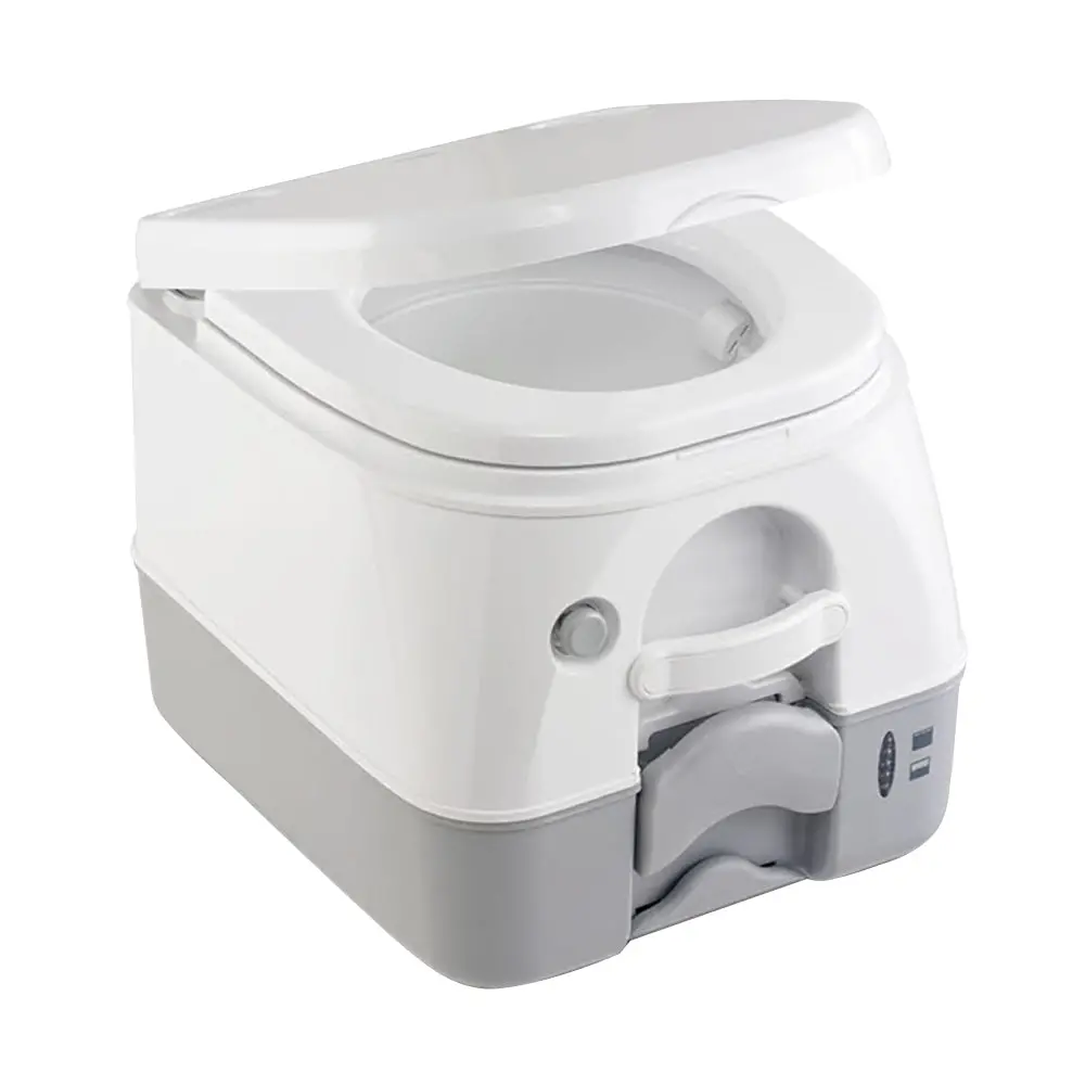 Dometic 974 Portable Toilet W/Mounting Brackets -2.6 Gallon - Grey  [301097406] 1