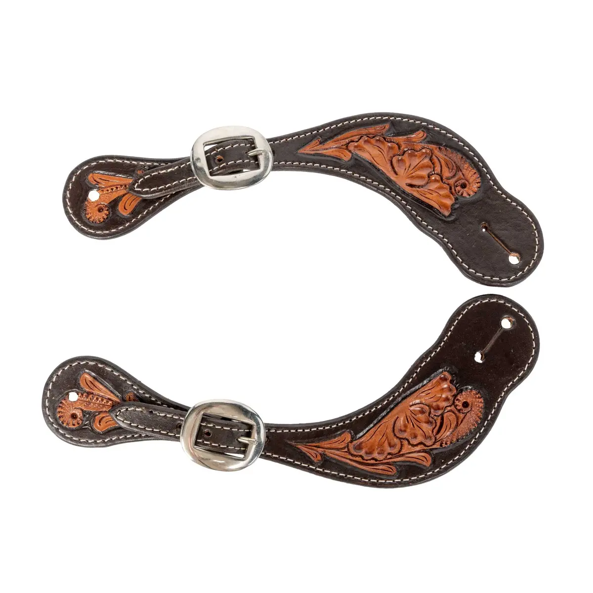 Professional's Choice Mens Pecos Floral Spur Straps 1