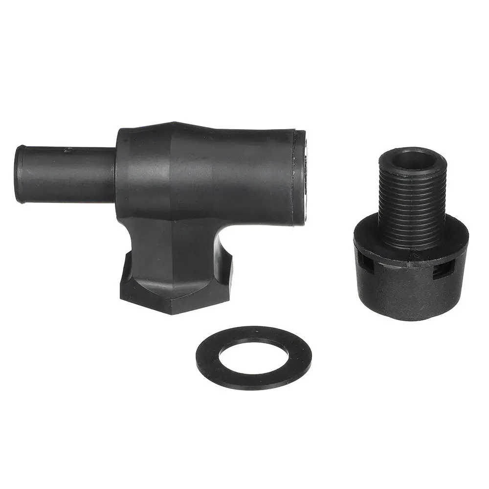 Attwood 90 P-Trap Fuel Tank Vent - Black W/Black Vent Head [1670-3] 1
