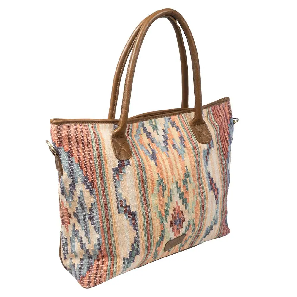 Scout Leather Co. Cora Aztec Woven Tote - Final Sale* 2
