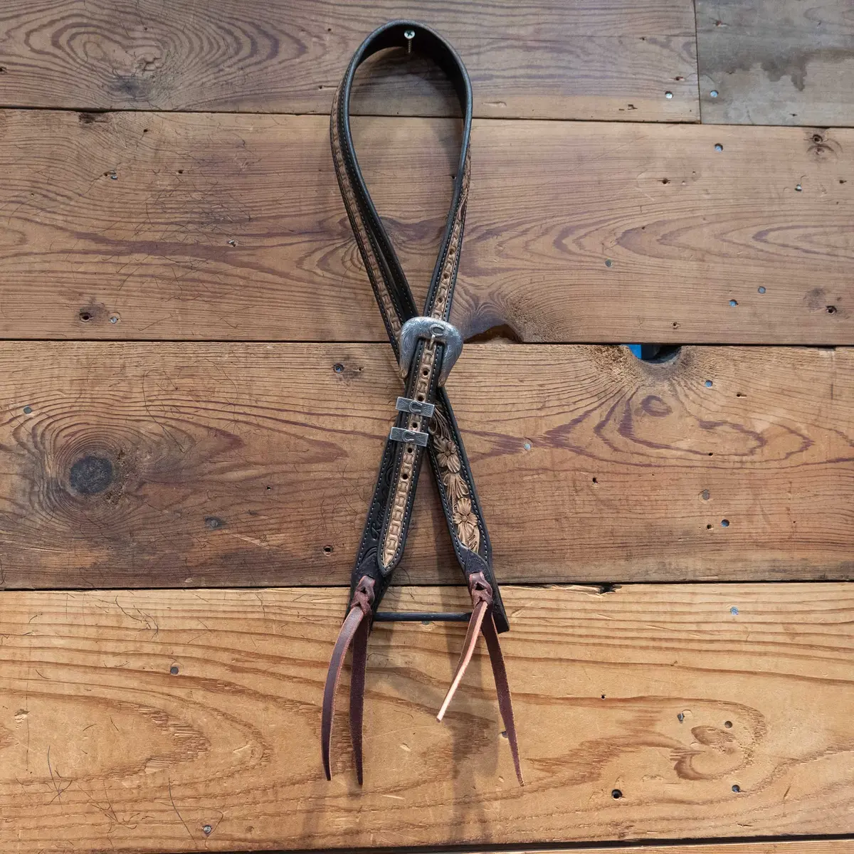 Randall Top Shelf Leather Split Ear W/Sunset Trails Buckle 1
