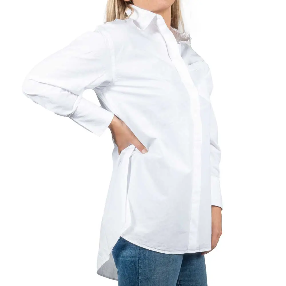White Button Up Blouse 1