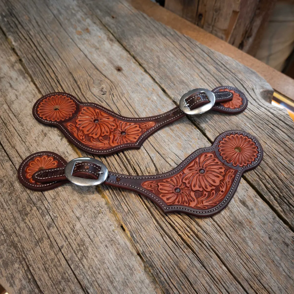 Handmade Ross Bullinger Spur Straps 1
