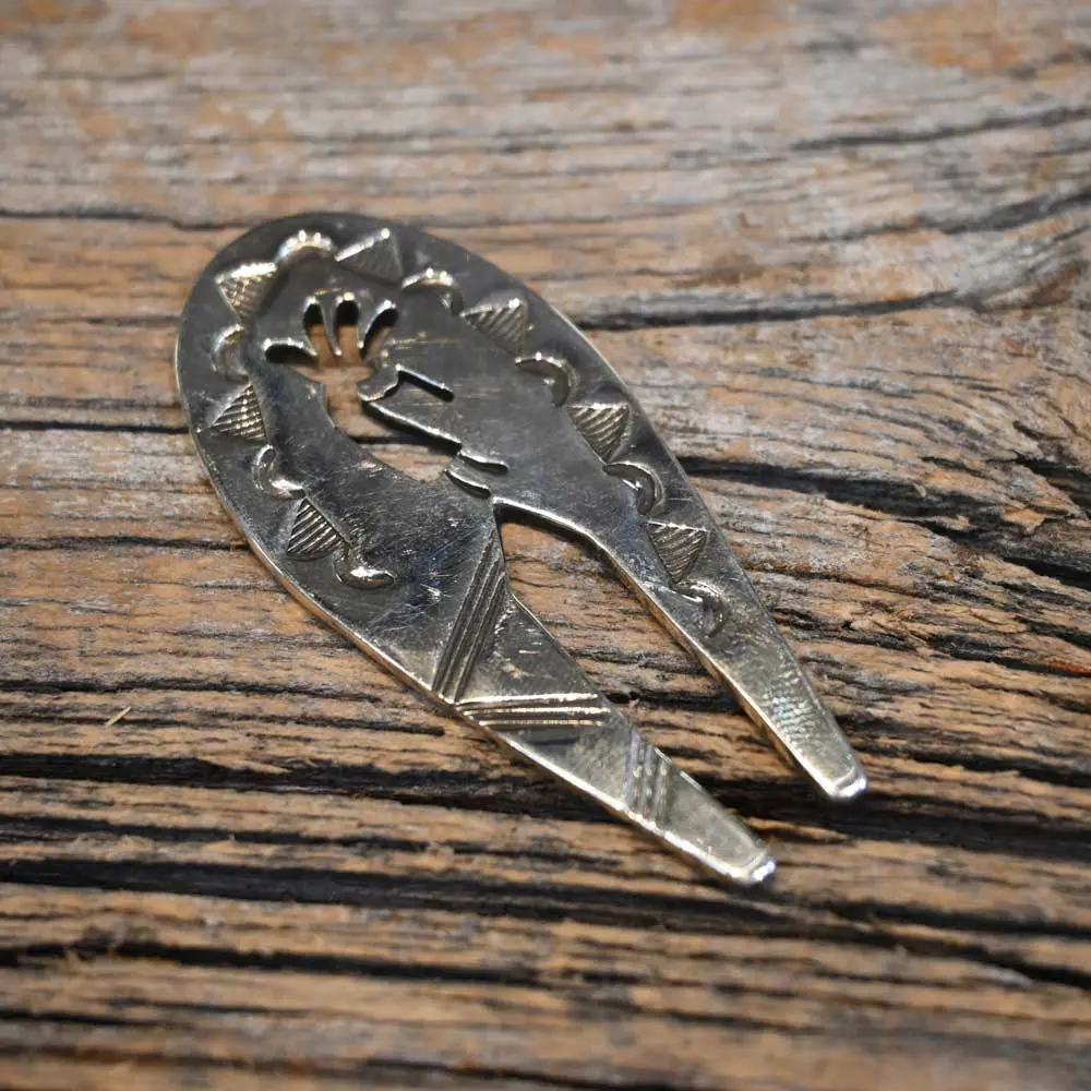 Handmade By Sunrise Sterling Silver - Native Dancer Golf Divet Repair 1
