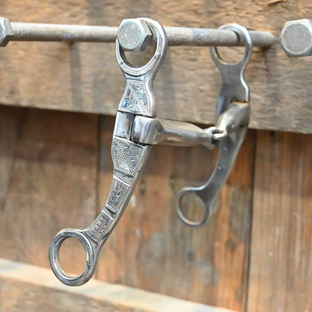 Ricky Trammell Shanked Snaffle Bit 1