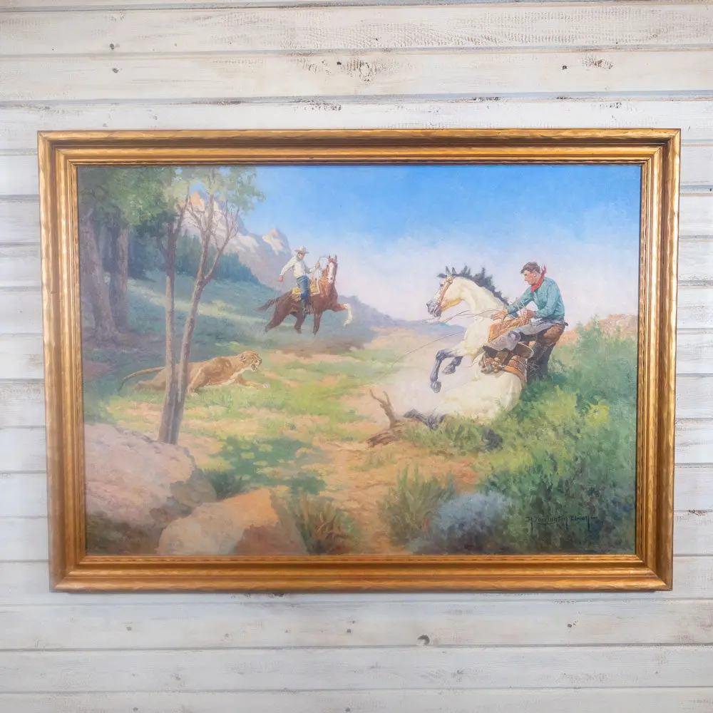 Lion Roping, By Robert Farrington Elwell 1