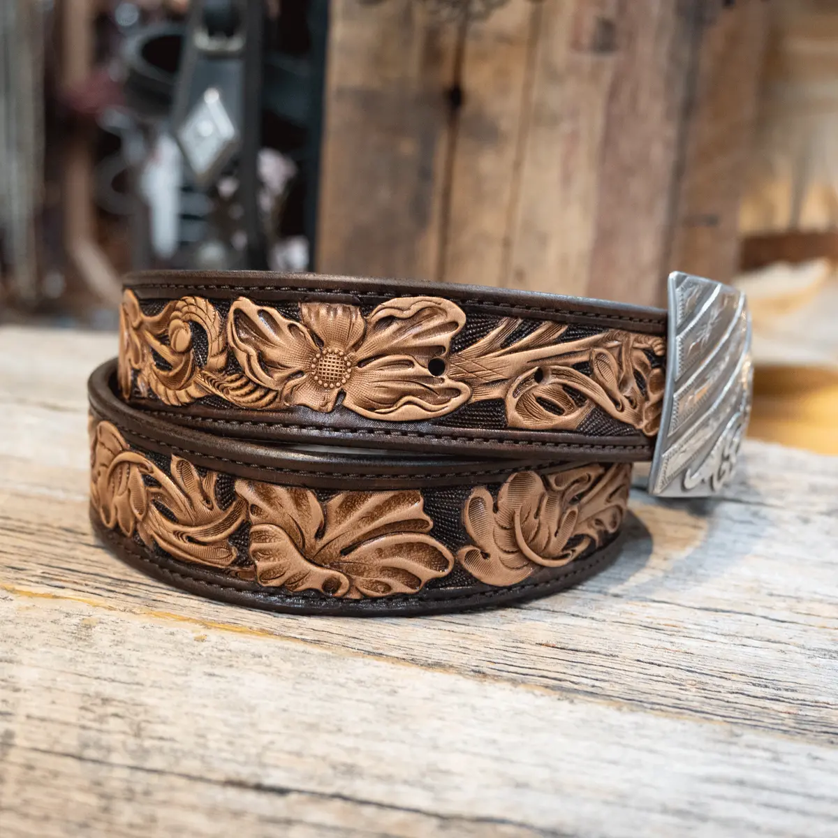 Randall Top Shelf 32" Handmade Western Belt 1