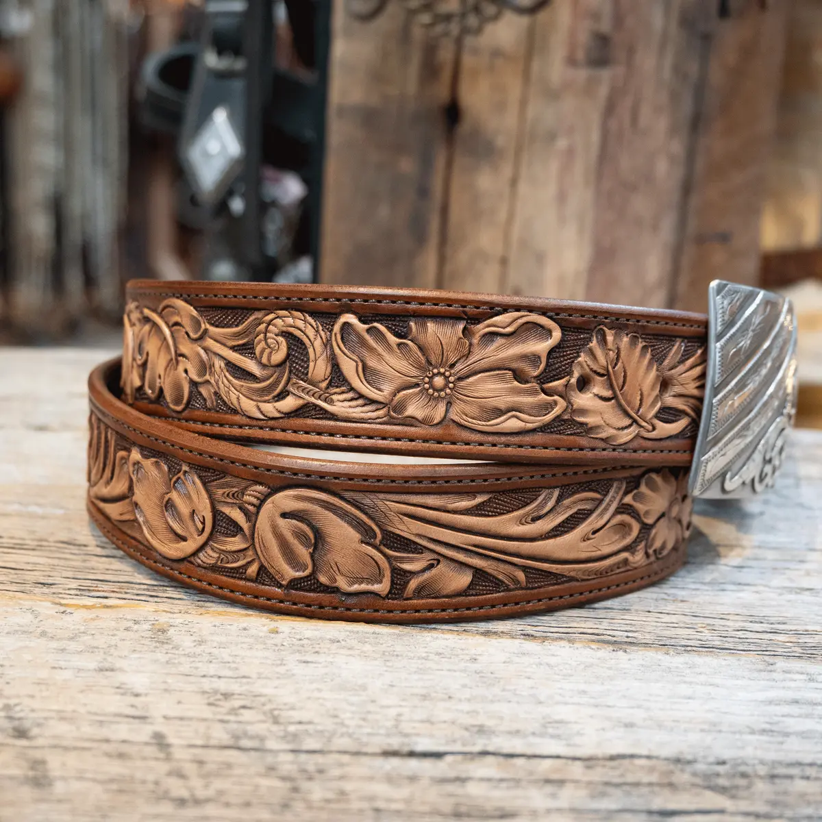 Randall Top Shelf 38" Handmade Western Belt 1
