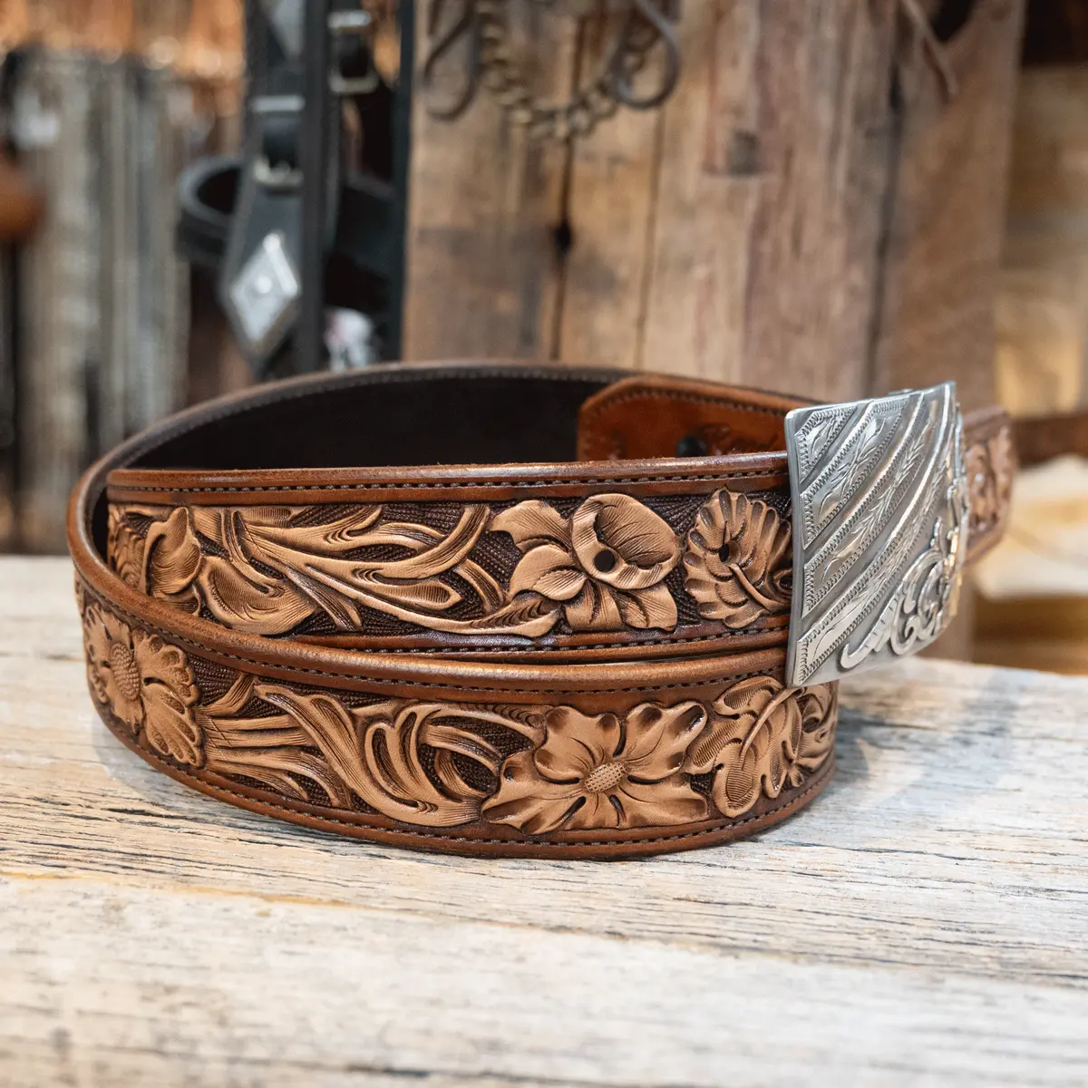 Randall Top Shelf 40" Handmade Western Belt 1