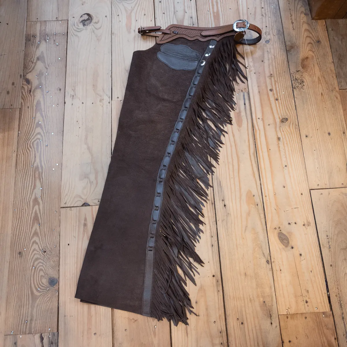Teskey's Med. Chocolate Versatility Shotgun Chaps 2116 1