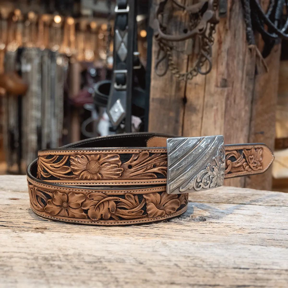 Randall Top Shelf 38" Handmade Western Belt 1