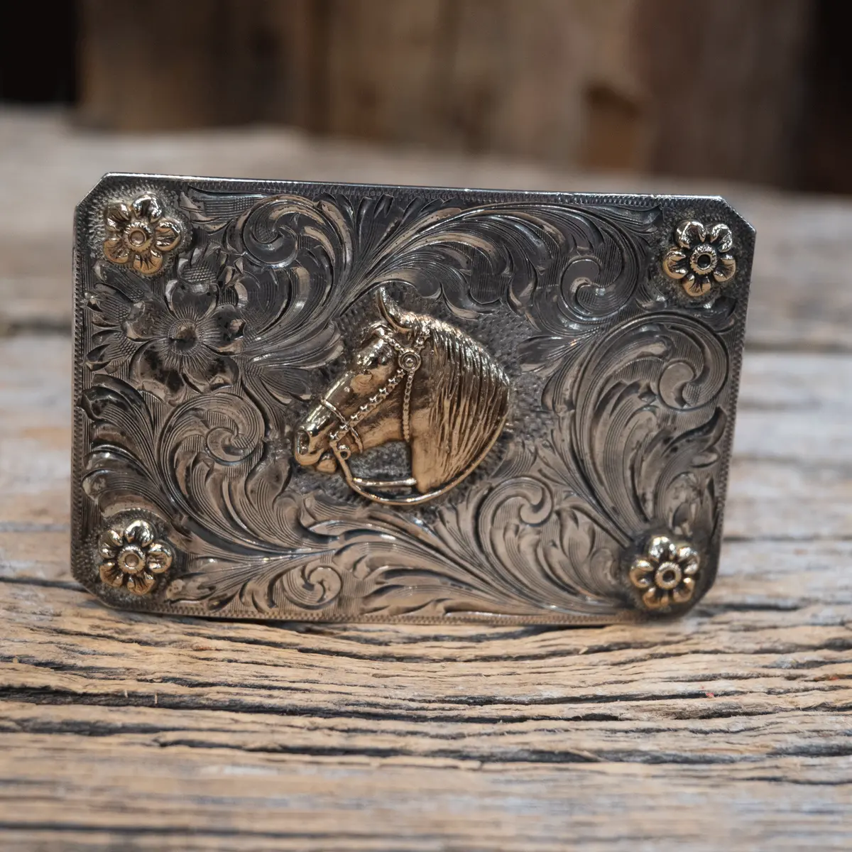 1950'S Srour Horse Head Belt Buckle 1