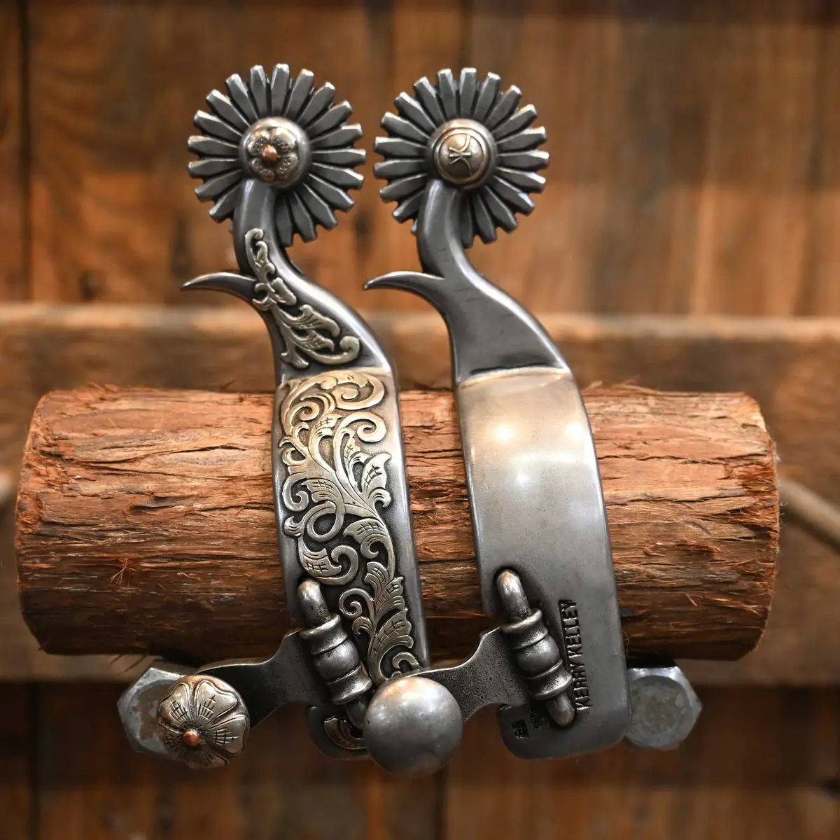 Kerry Kelley Women's #85 Silver Mounted Spurs 1