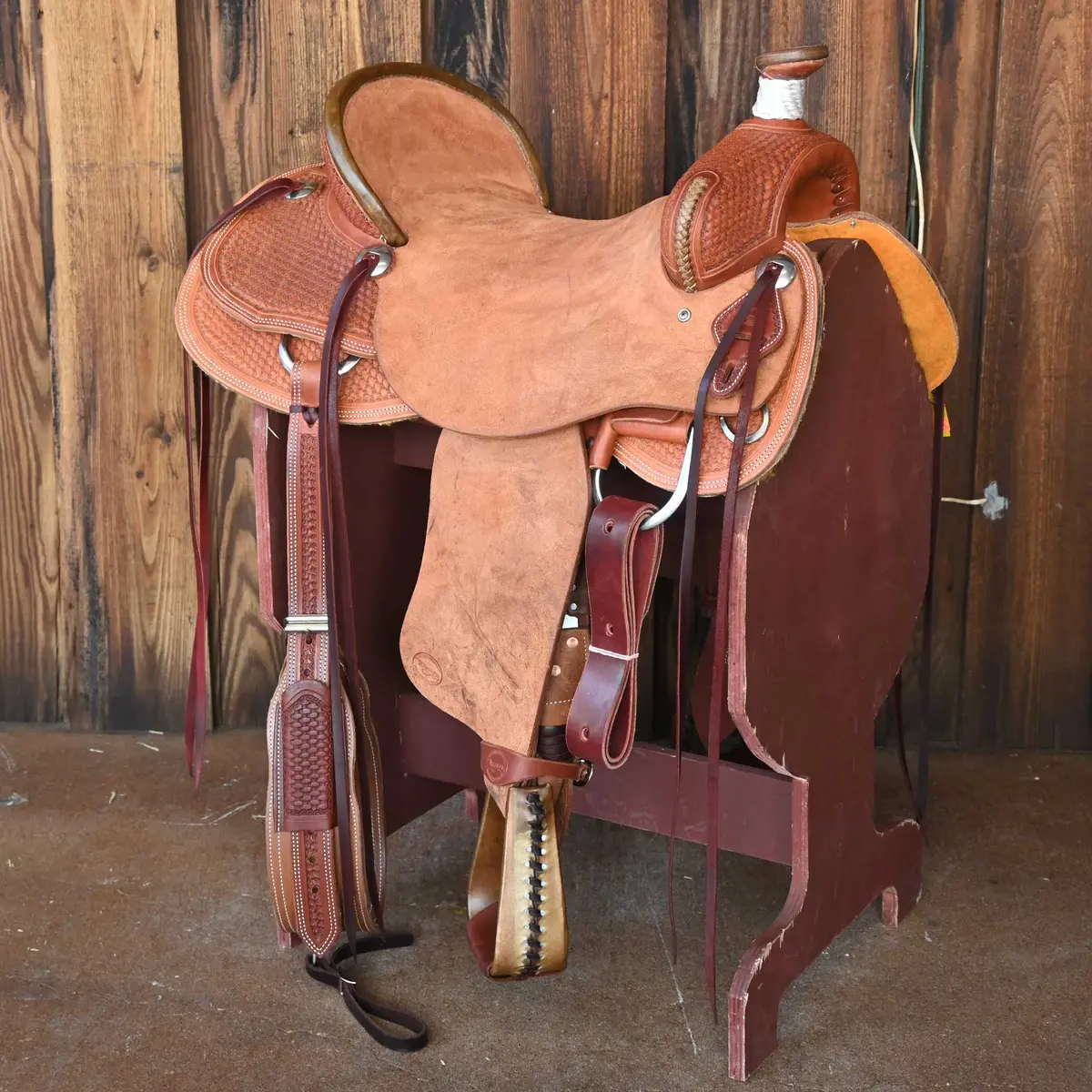 17" Teskey's Ranch Association Saddle 1