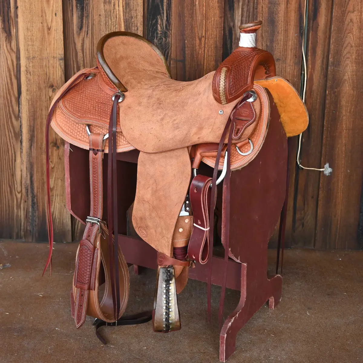 17" Teskey's Ranch Association Saddle 1