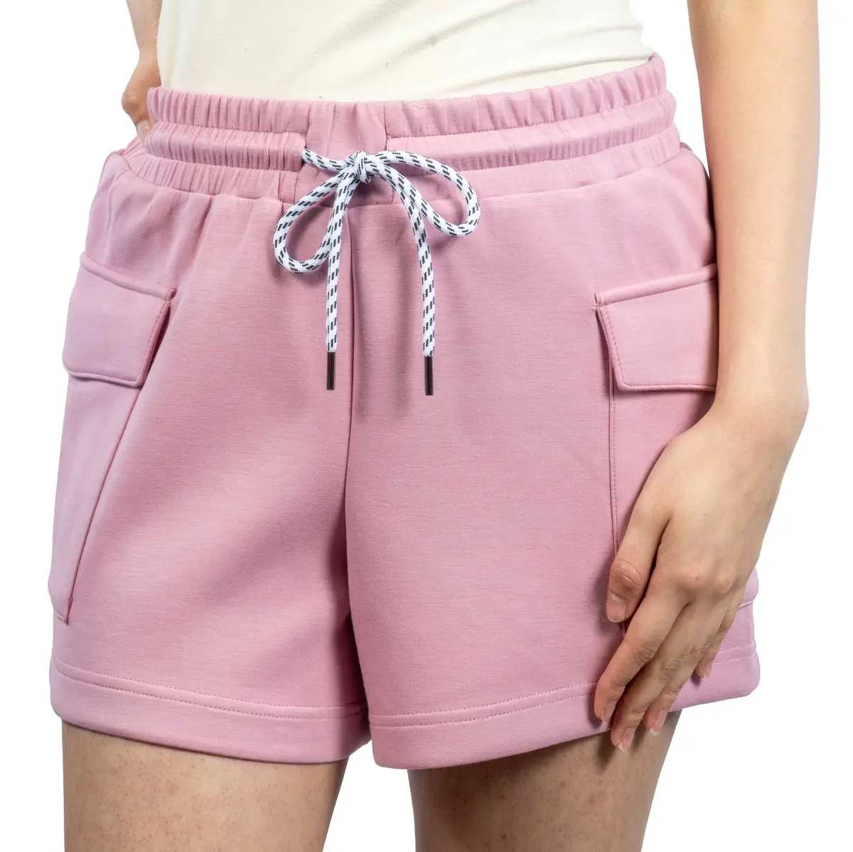 Darcia Soft Pull On Petal Pink Short 1