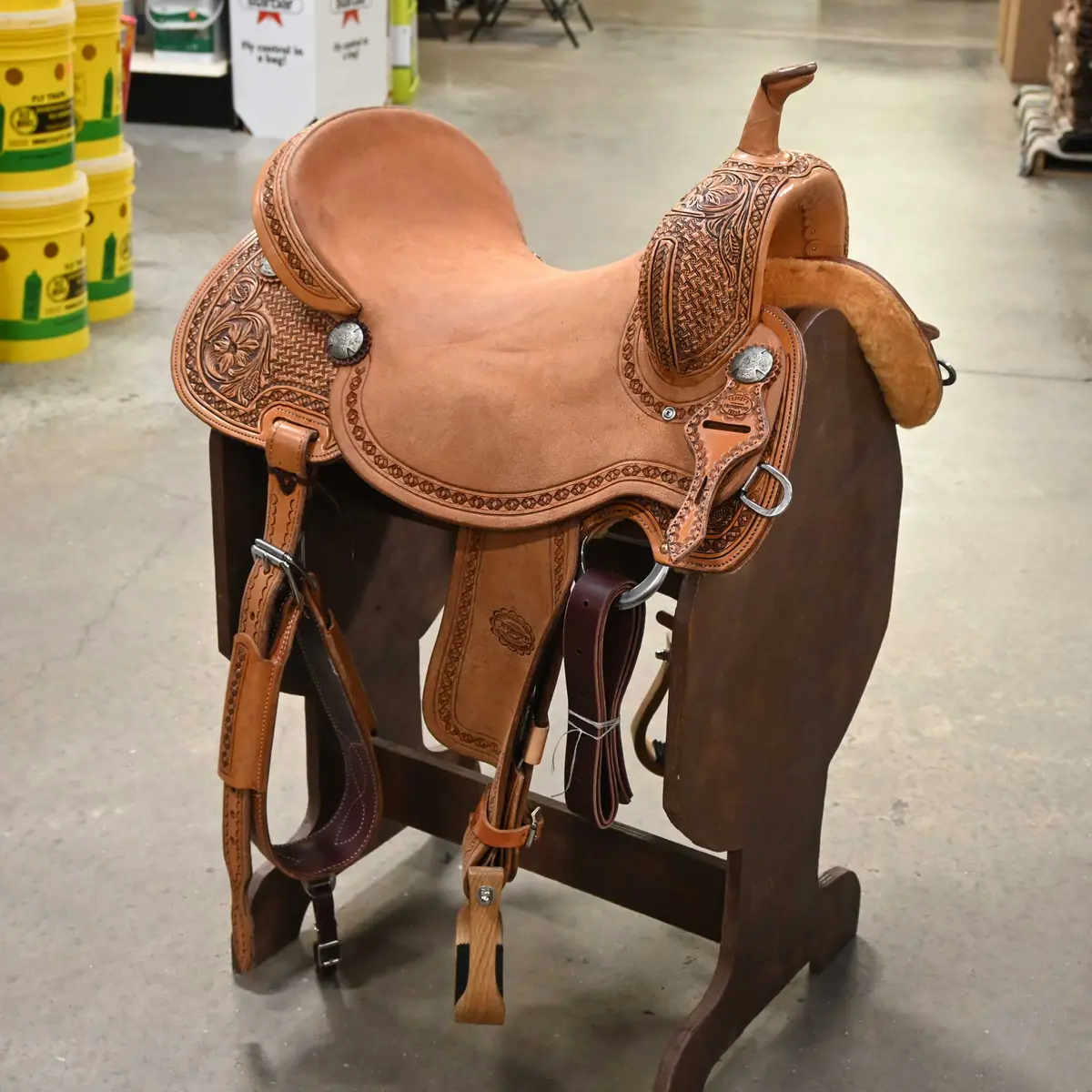 17" Teskey's Barrel Saddle 1