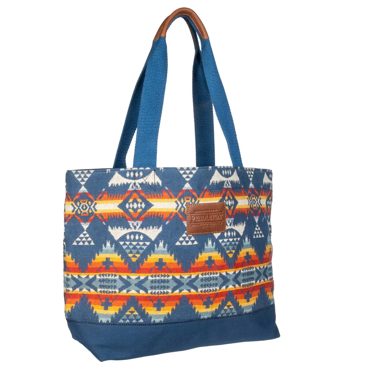 Pendleton Traditions City Zip Tote Bag - Nehalem Navy 1