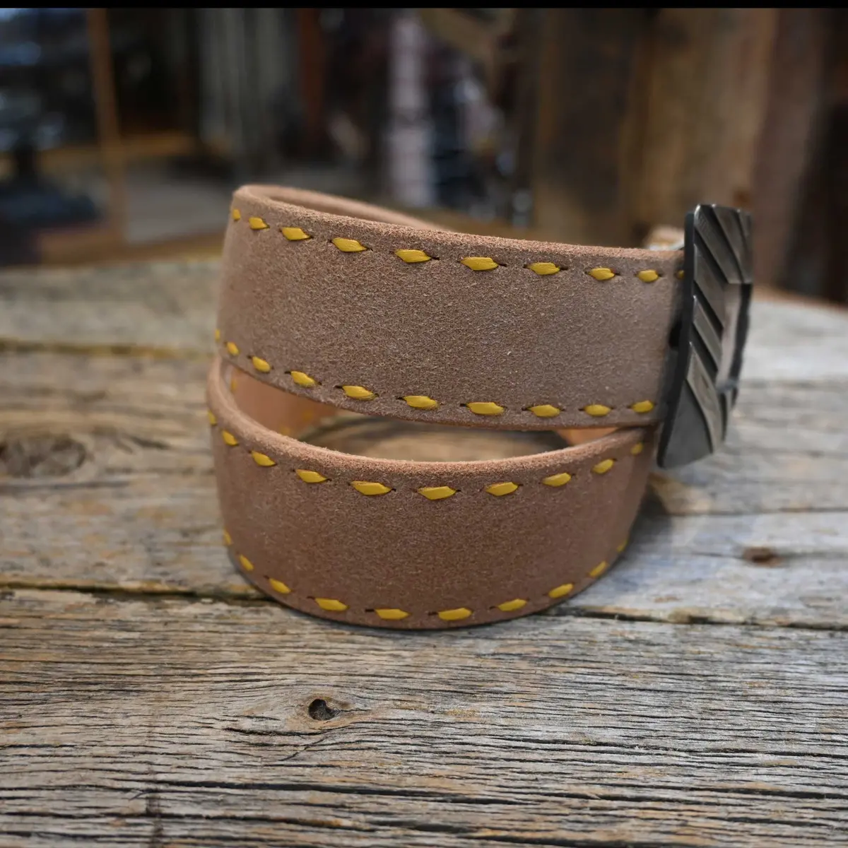 Ryan Gerth Handmade 28" Buckstitch Belt 1