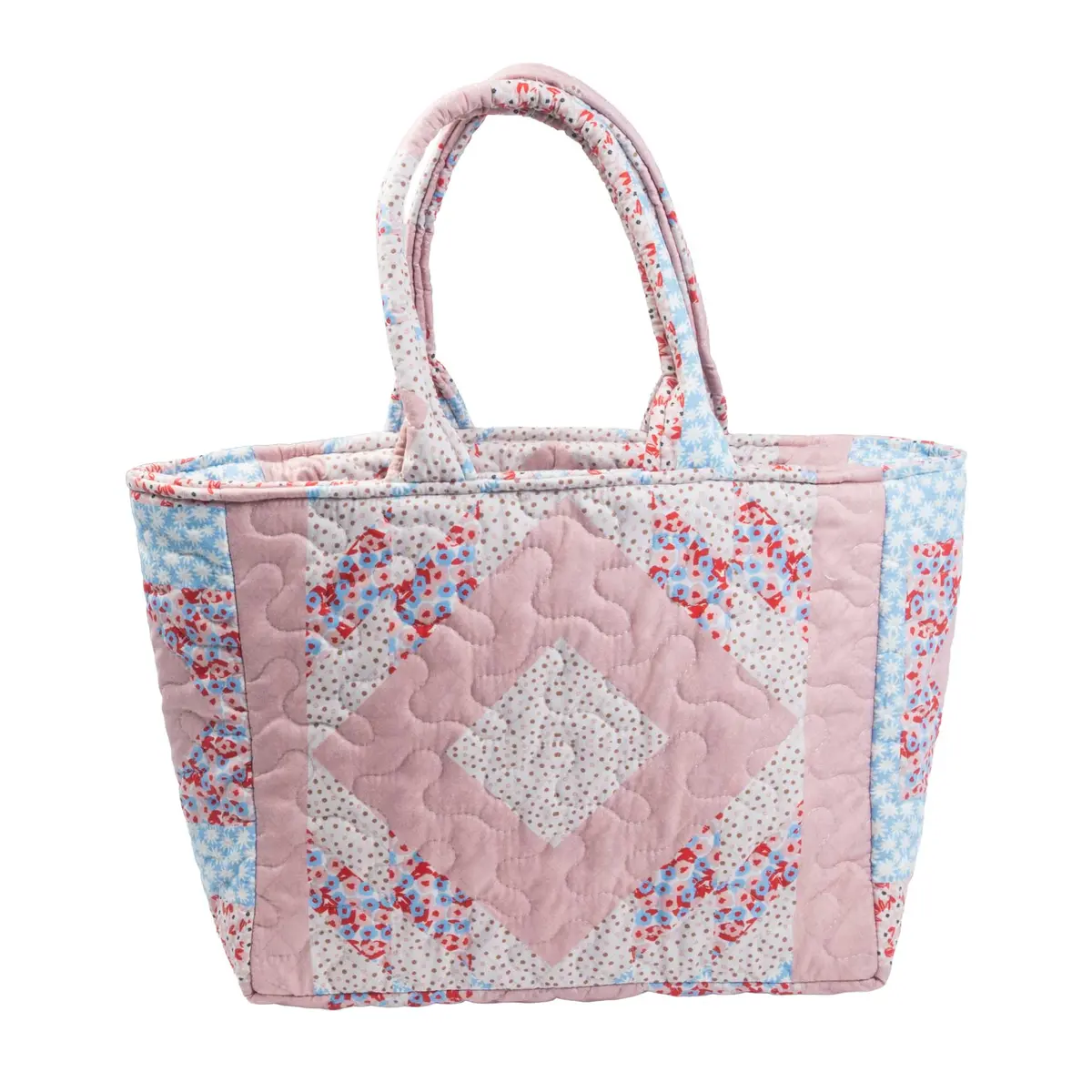 Adeline Patchwork Rose Handbag 1