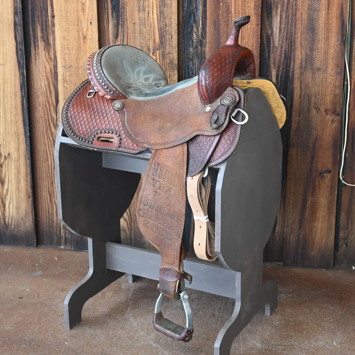 14.5" Used Double J Pozzi Pro Barrel Saddle 1