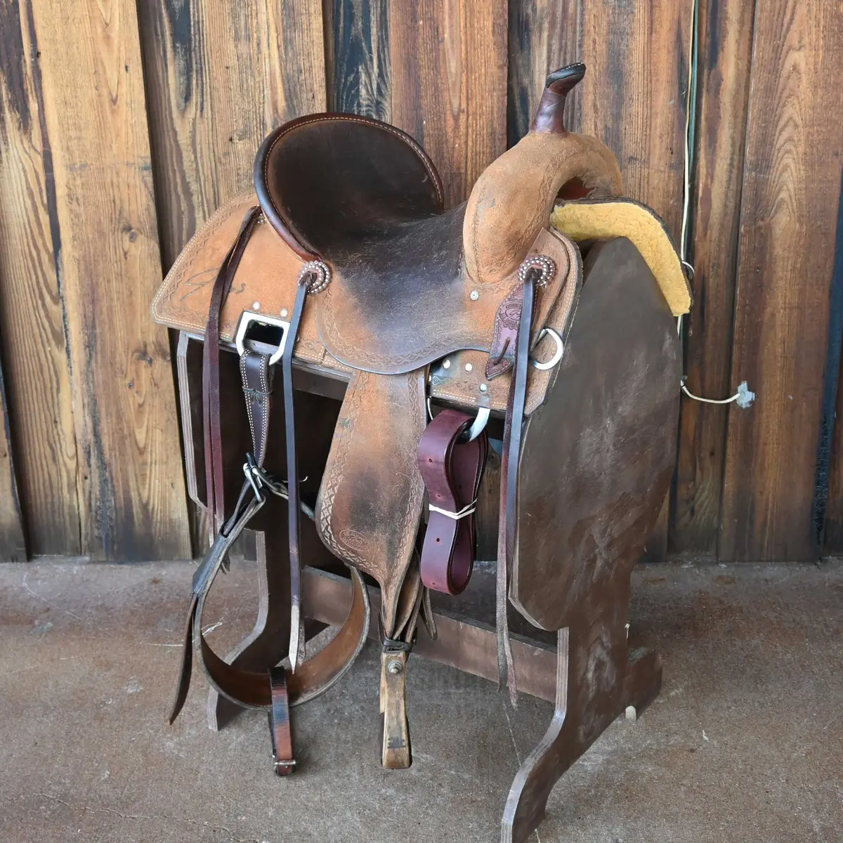 14" Used Todd Jeys Barrel Saddle 1