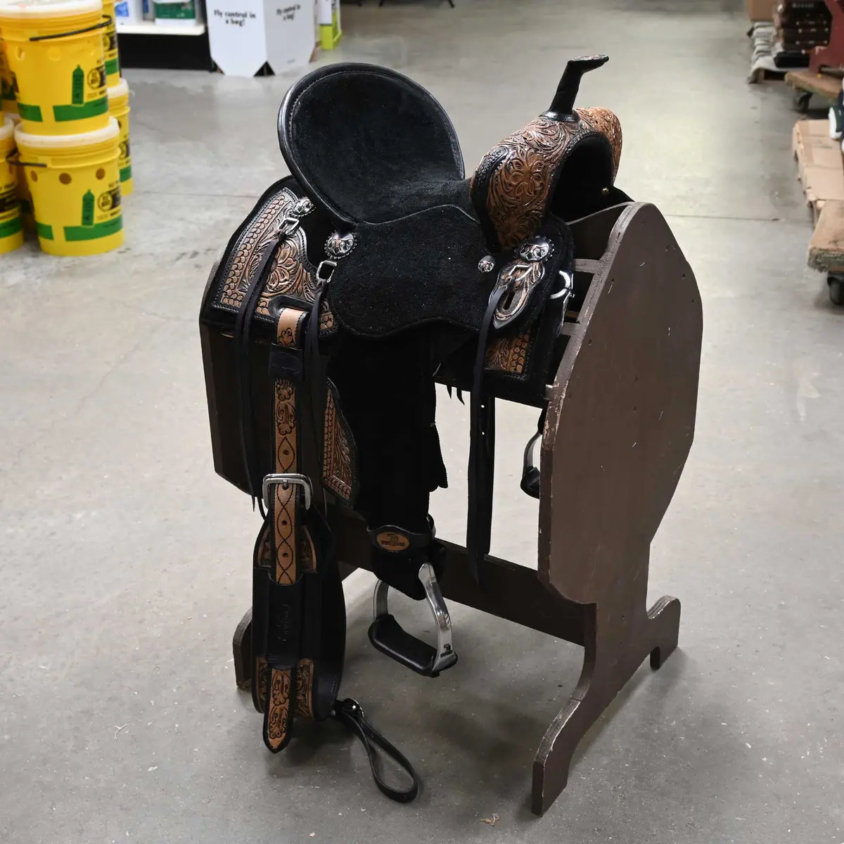 12.5" Seven Youth Lightweight ( Wood Tree ) Barrel Saddle 1