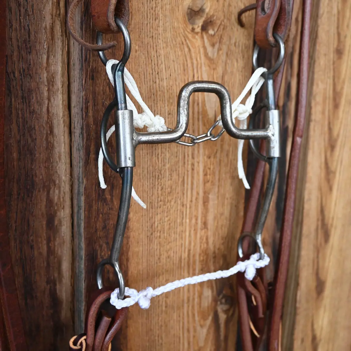 Pat Stevens Square Port Bridle Rig W/Split Ear Headstall 1
