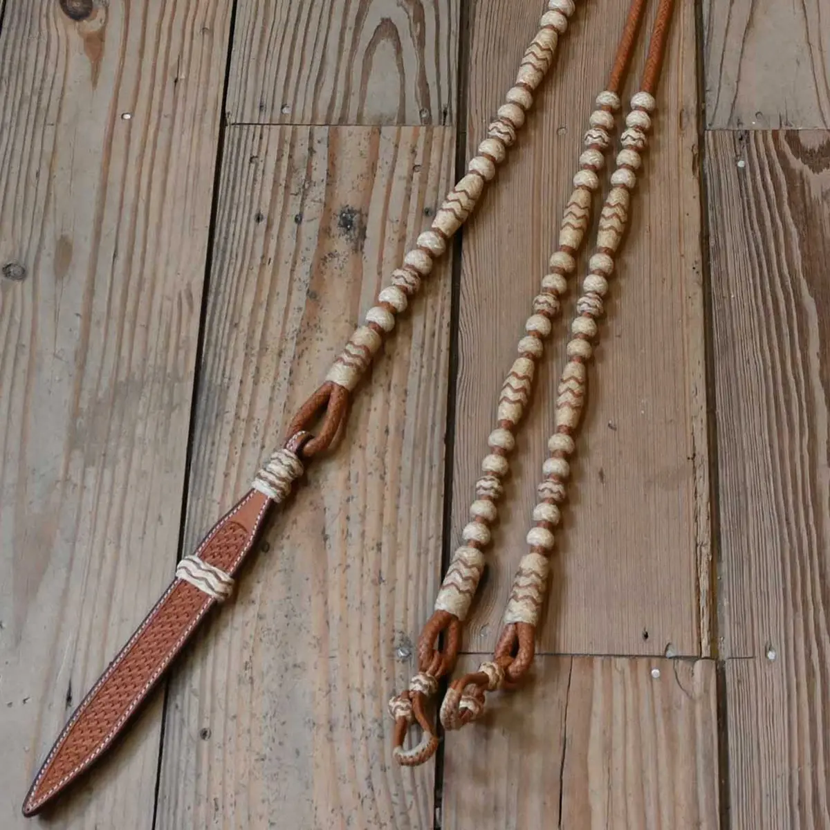 Jose Ortiz Handmade Rawhide Romel Reins 1