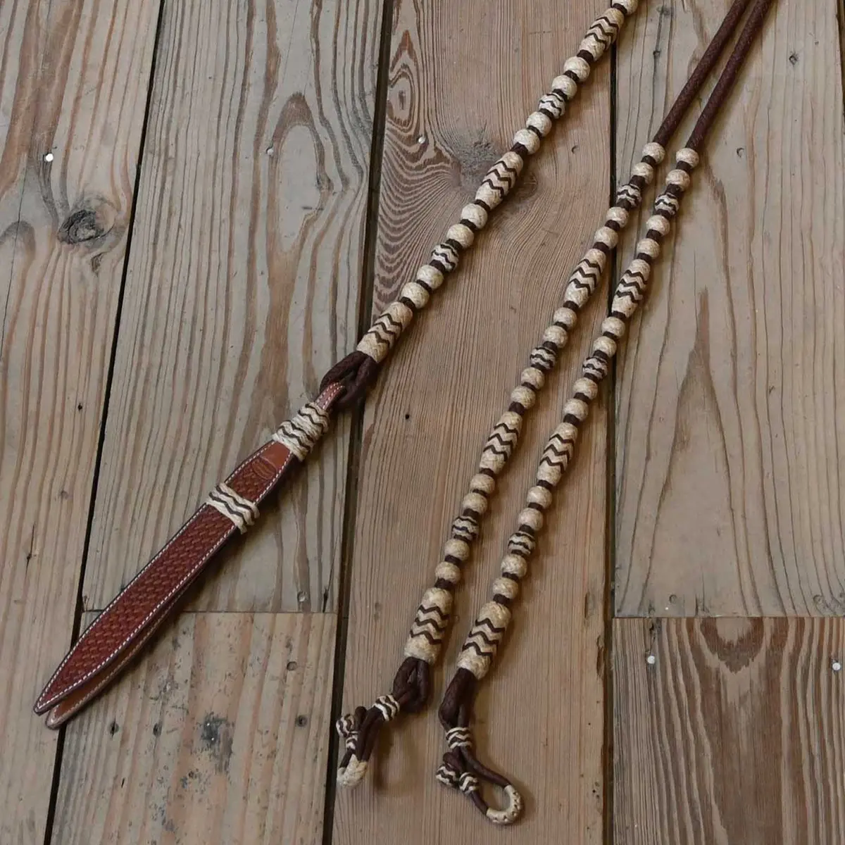 Jose Ortiz Handmade Rawhide Romel Reins 1