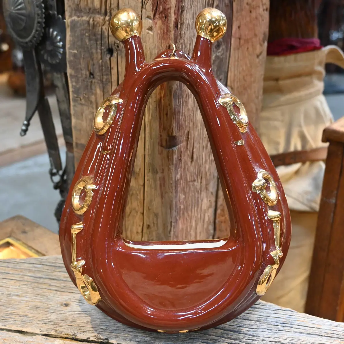 Vintage Horse Collar By Terry's Ceramics 1