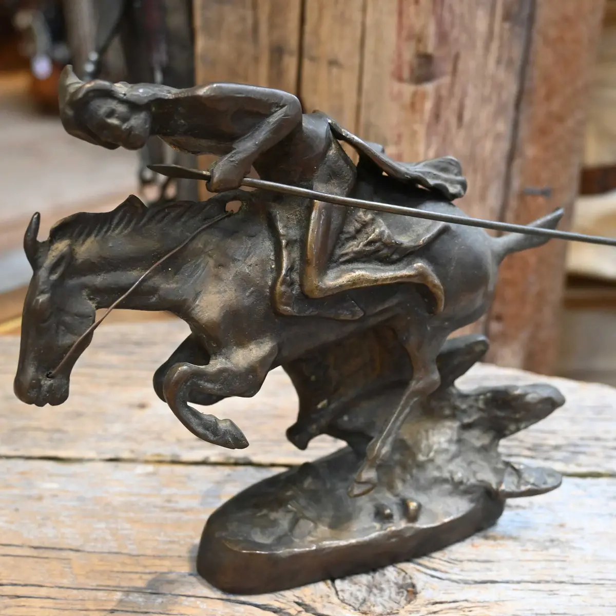 Vintage Indian Warrior Statue 1
