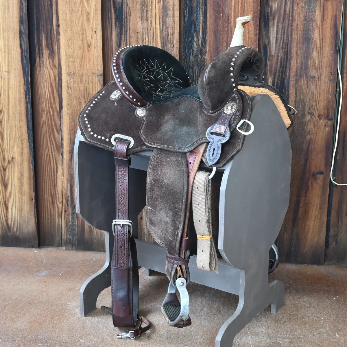13.5" Used Circle Y Ultimate Martha Josey Barrel Saddle 1