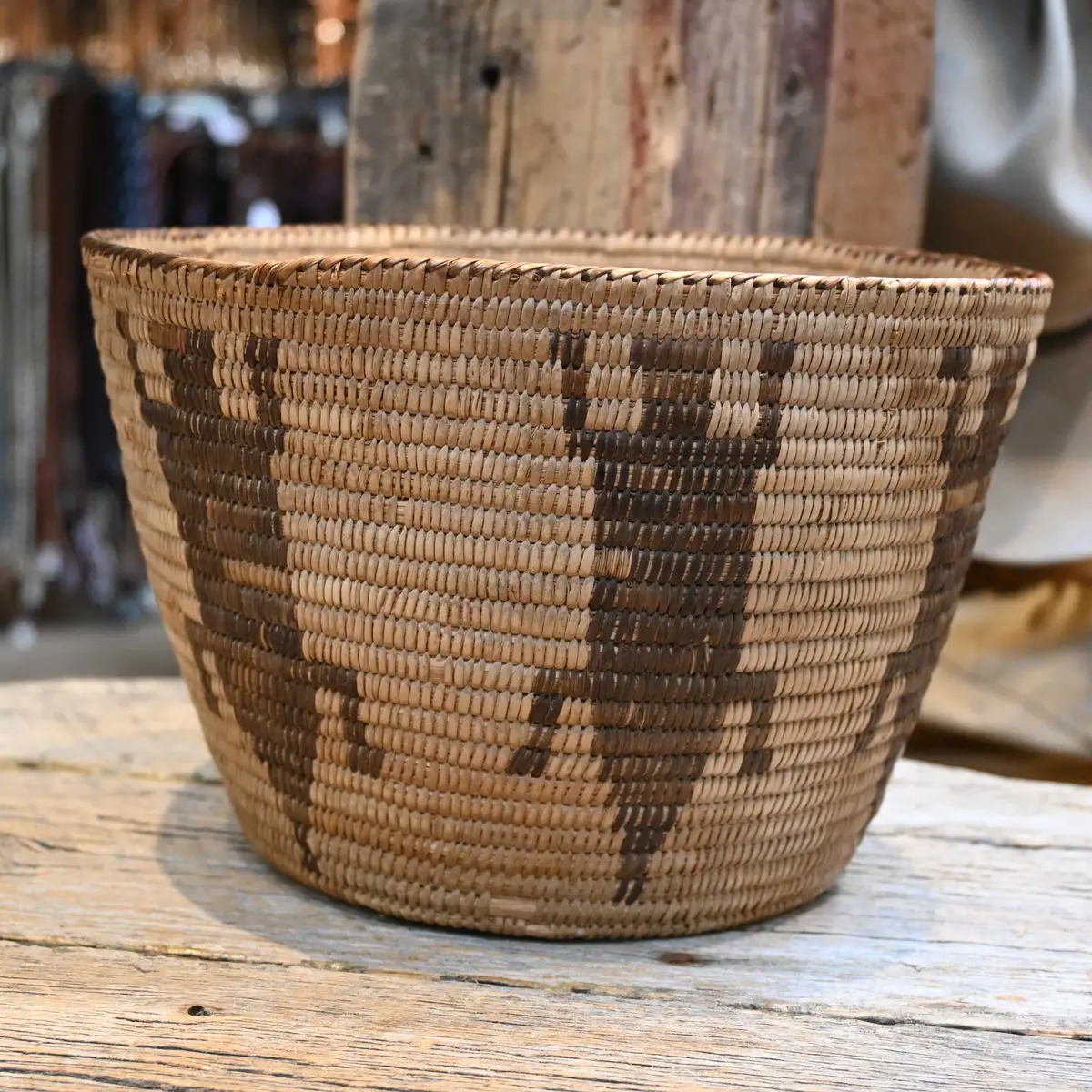 Pima Indian Woven Basket 1