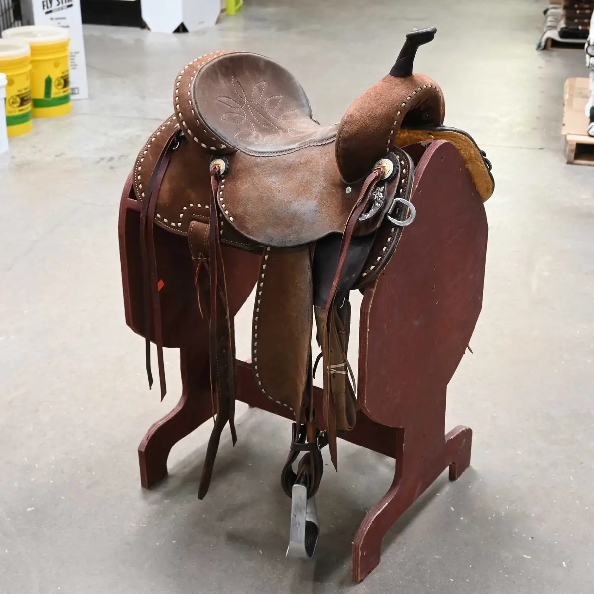 13.5" Used Double J Pozzi Pro Barrel Saddle 1