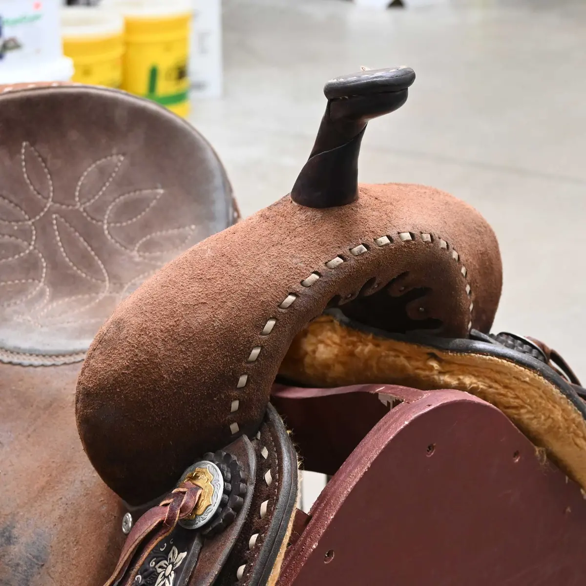 13.5" Used Double J Pozzi Pro Barrel Saddle 2