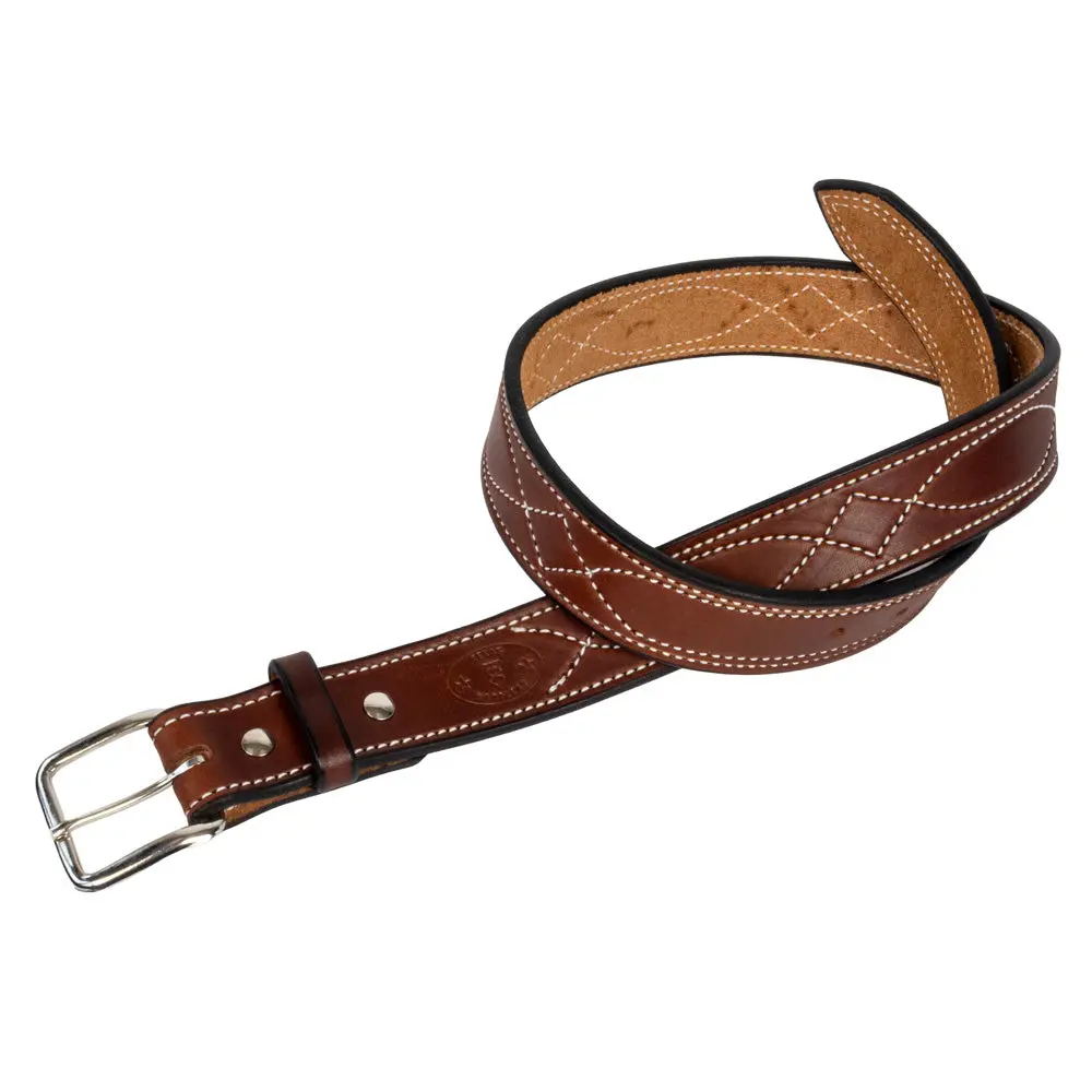 Texas Saddlery Men's Chocolate Gunfighter Belt 1