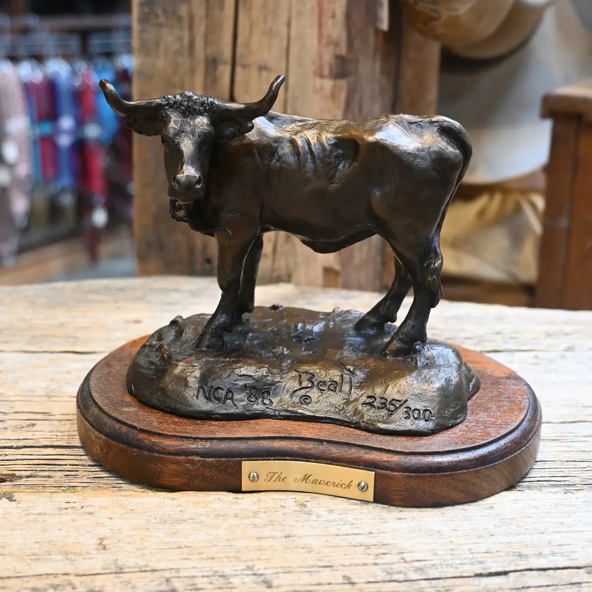 Bronze Sculpture By Gilbert Beall "The Maverick" 1