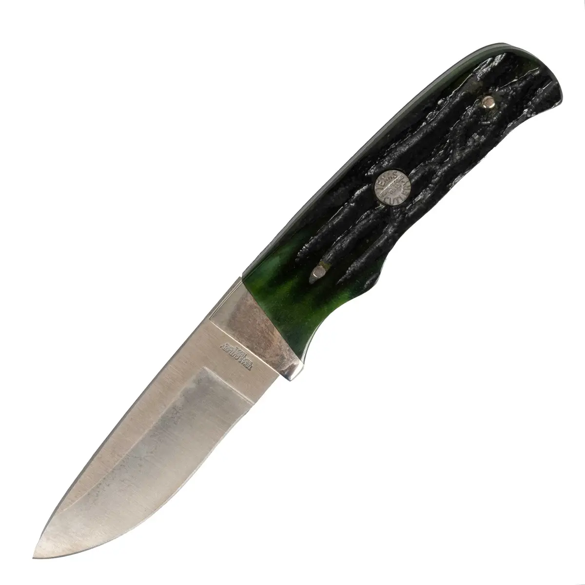 Tx Cutlery Green Bone Handle Fix Blade With Sheath 1