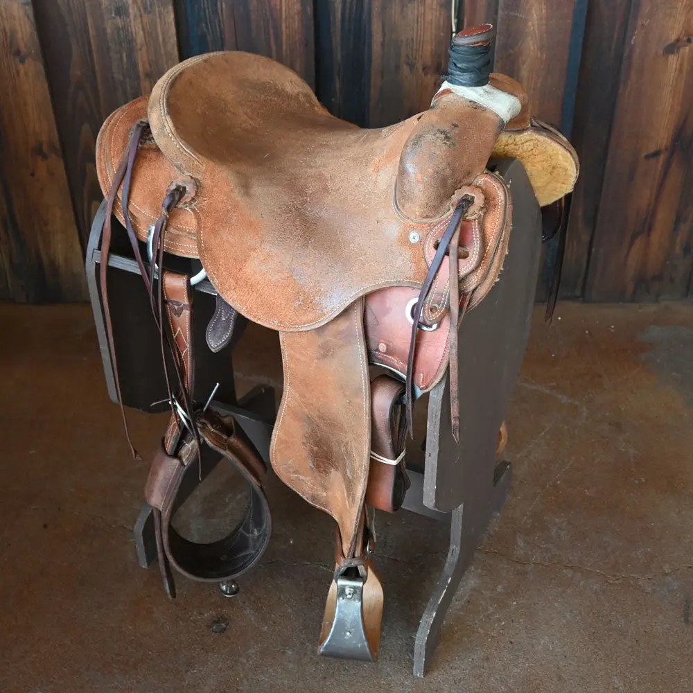 16" Used Farris Ranch Saddle 1