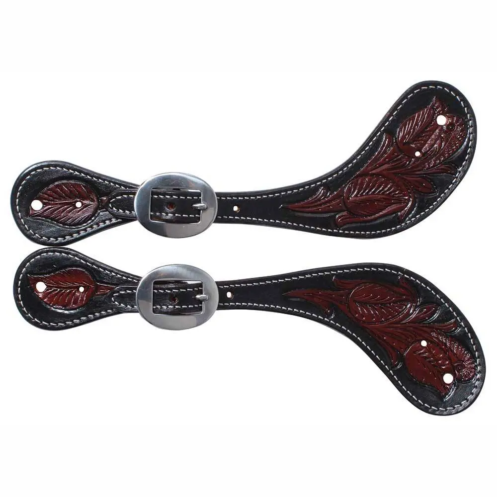Professional's Choice Mens Floral Spur Straps 1