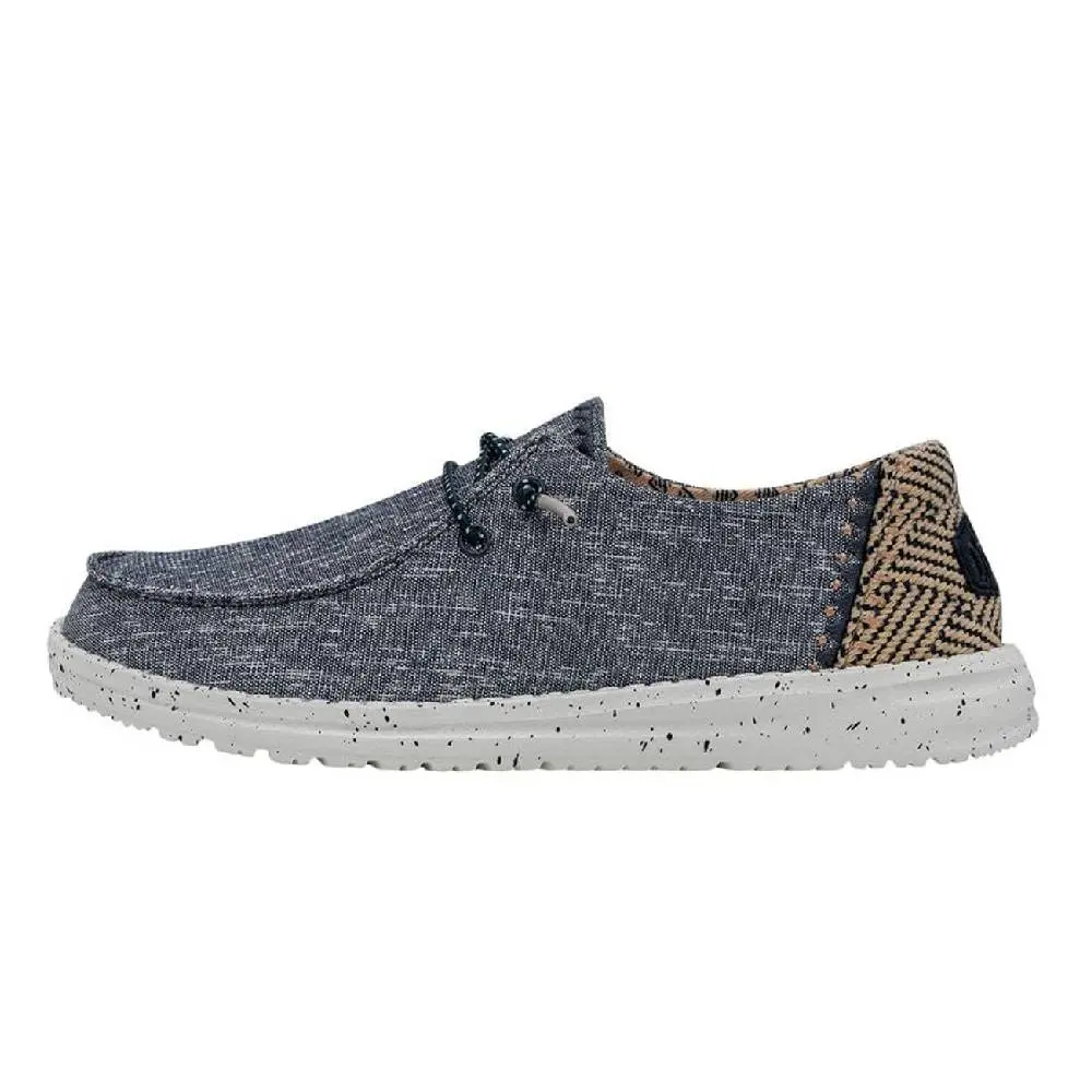 Hey Dude Youth Wendy Chambray Woven - Lapis Blue 1